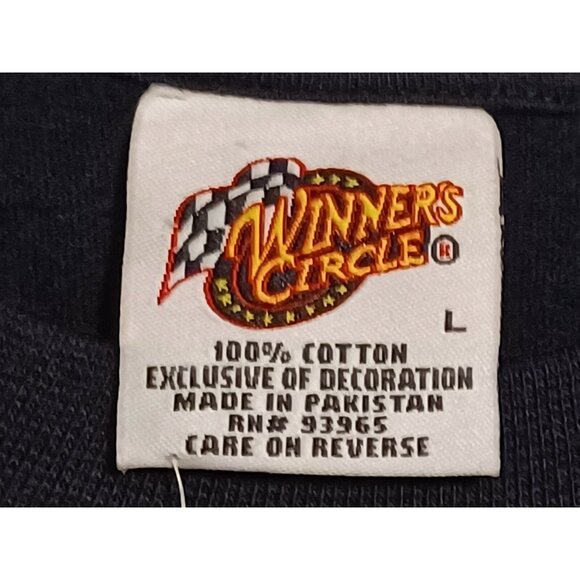 Vintage Winners Circle Dale Earnhardt Long Sleeve Shirt Size Large Nascar #3 - Picture 4 of 5